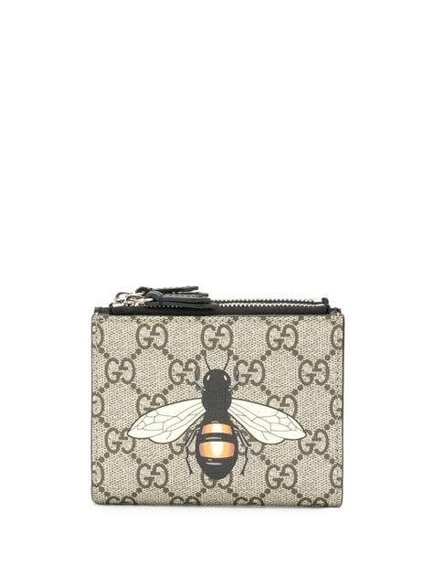 gucci bee zip wallet|gucci bumblebee wallet.